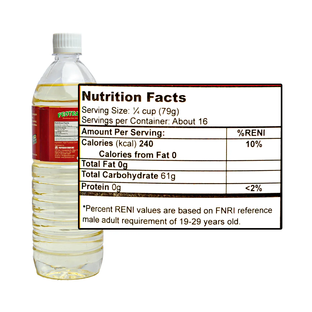 Peotraco High Fructose Corn Syrup 1L - Image 2