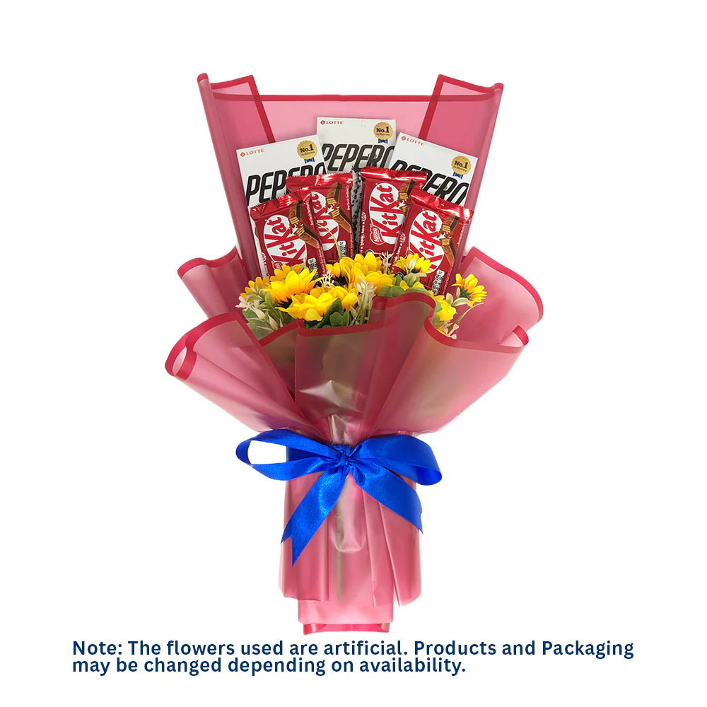 Pepero & Kitkat Bouquet