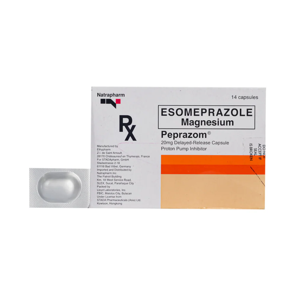Peprazom Esomeprazole Magnesium 20mg Capsule By 1's - Image 2