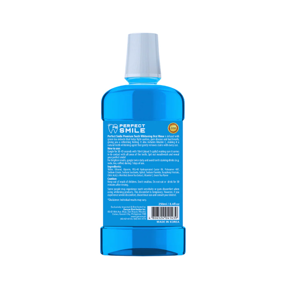 Perfect Smile Whitening Oral Rinse 250ml - Image 3