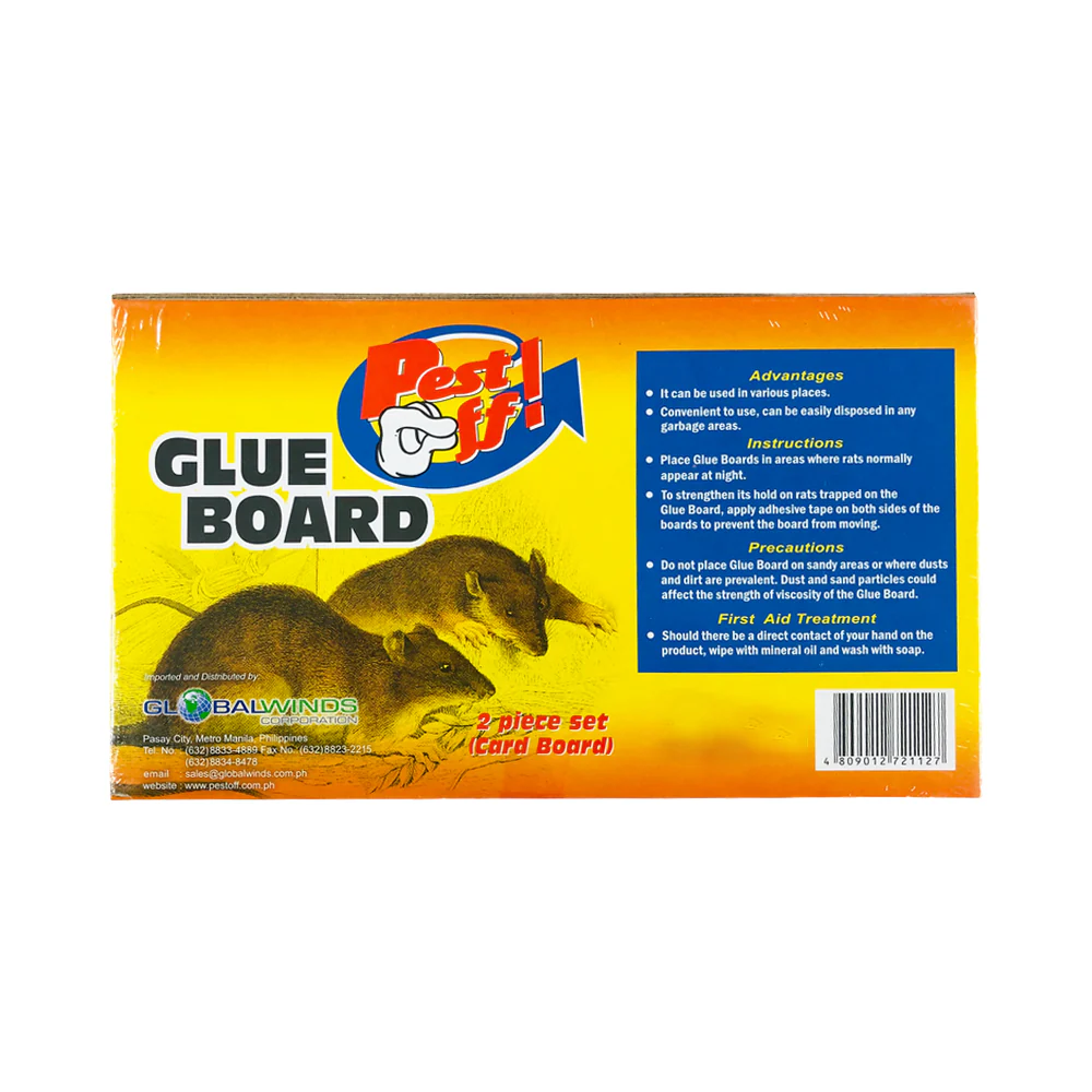 Pest Off Glue Board Rat Catcher Card Board 2's - Image 2