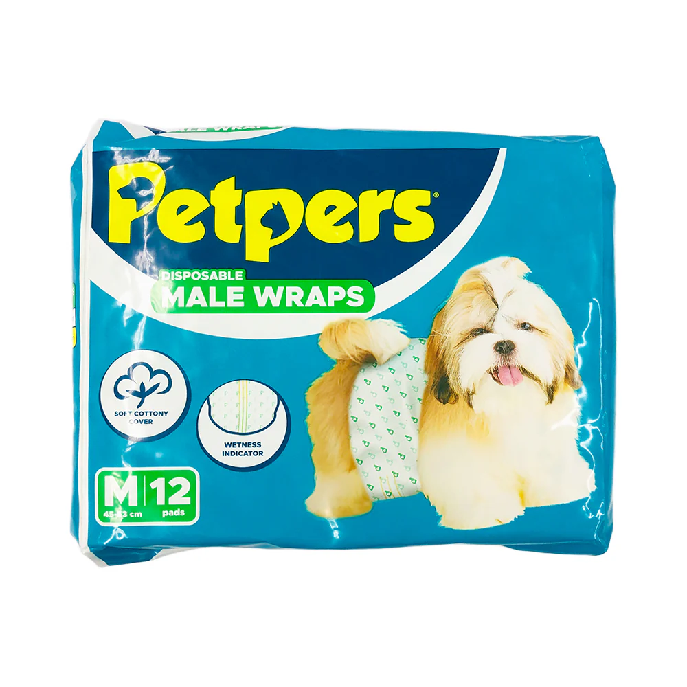 Petpers Disposable Male Wraps 12's - Image 3
