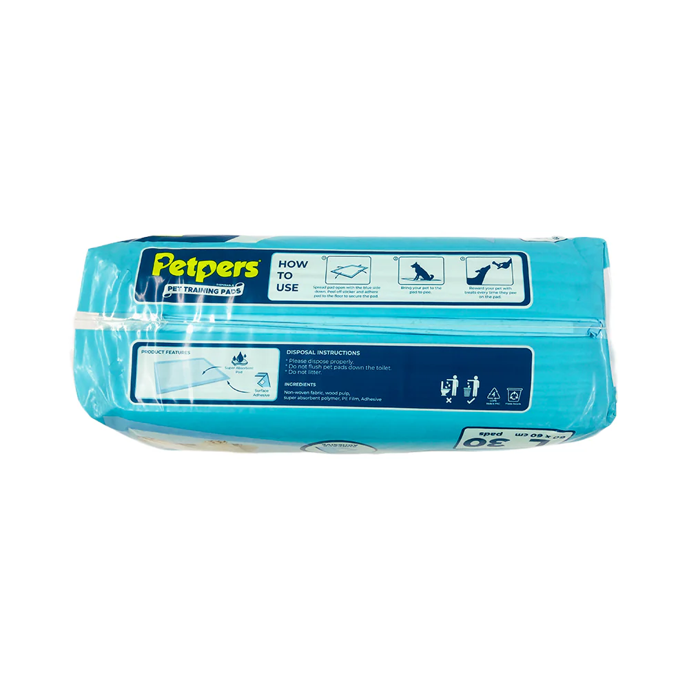 Petpers Disposable Pet Training Pads 30's - Image 3