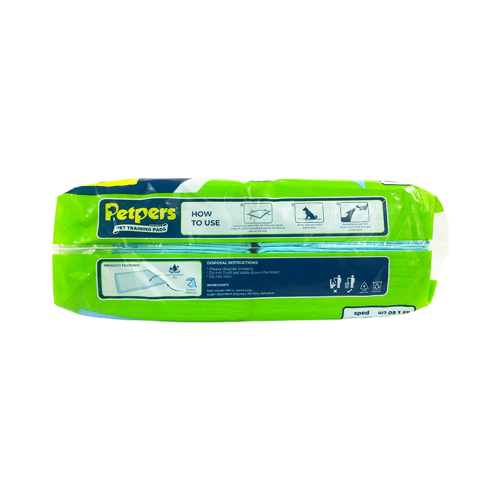 Petpers Disposable Pet Training Pads Medium 30's - Image 2