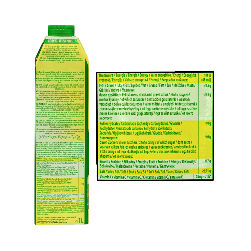 Pfanner Juice 1L - Image 4