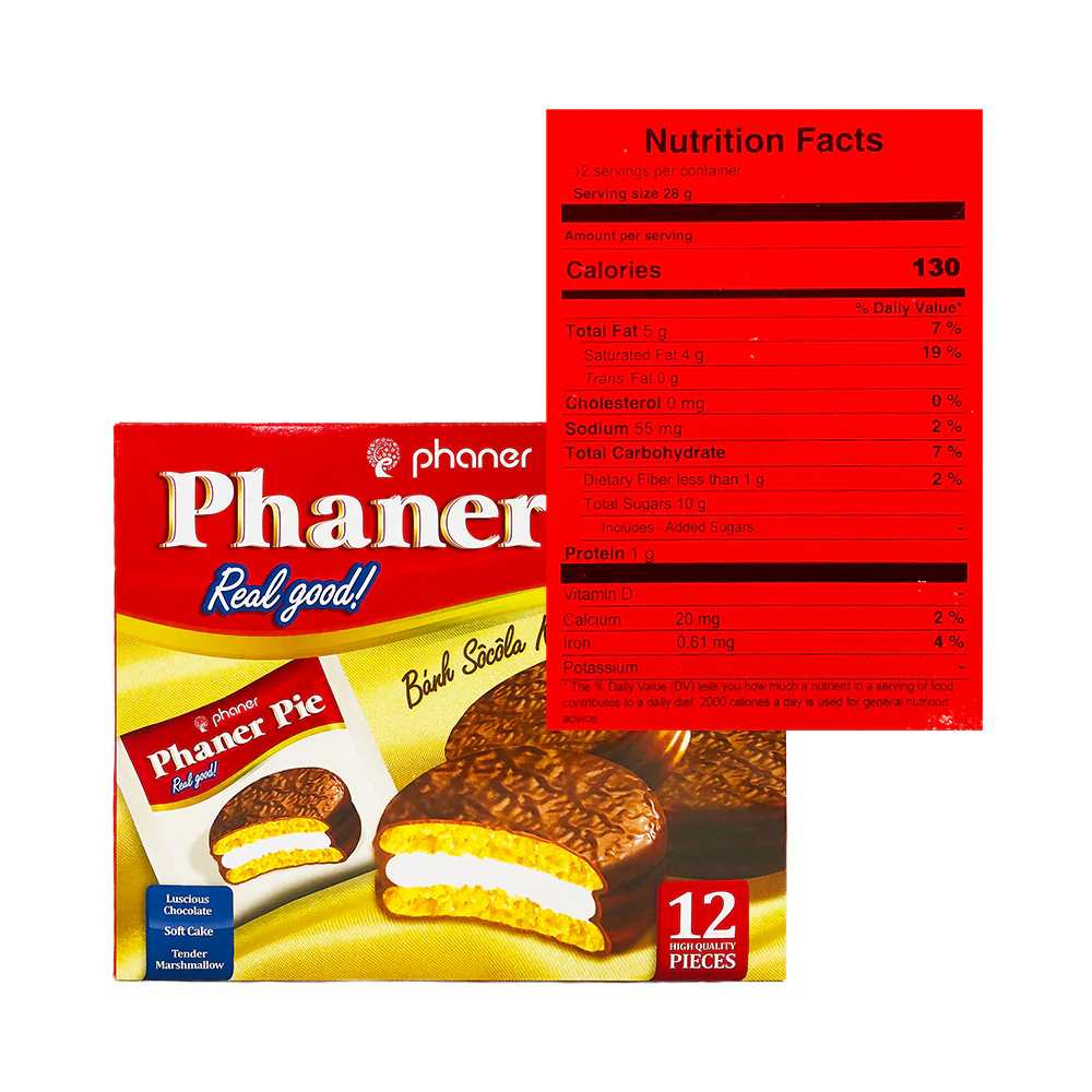 Phaner Choco Pie Chocolate-coated Marshmallow 336g - Image 2