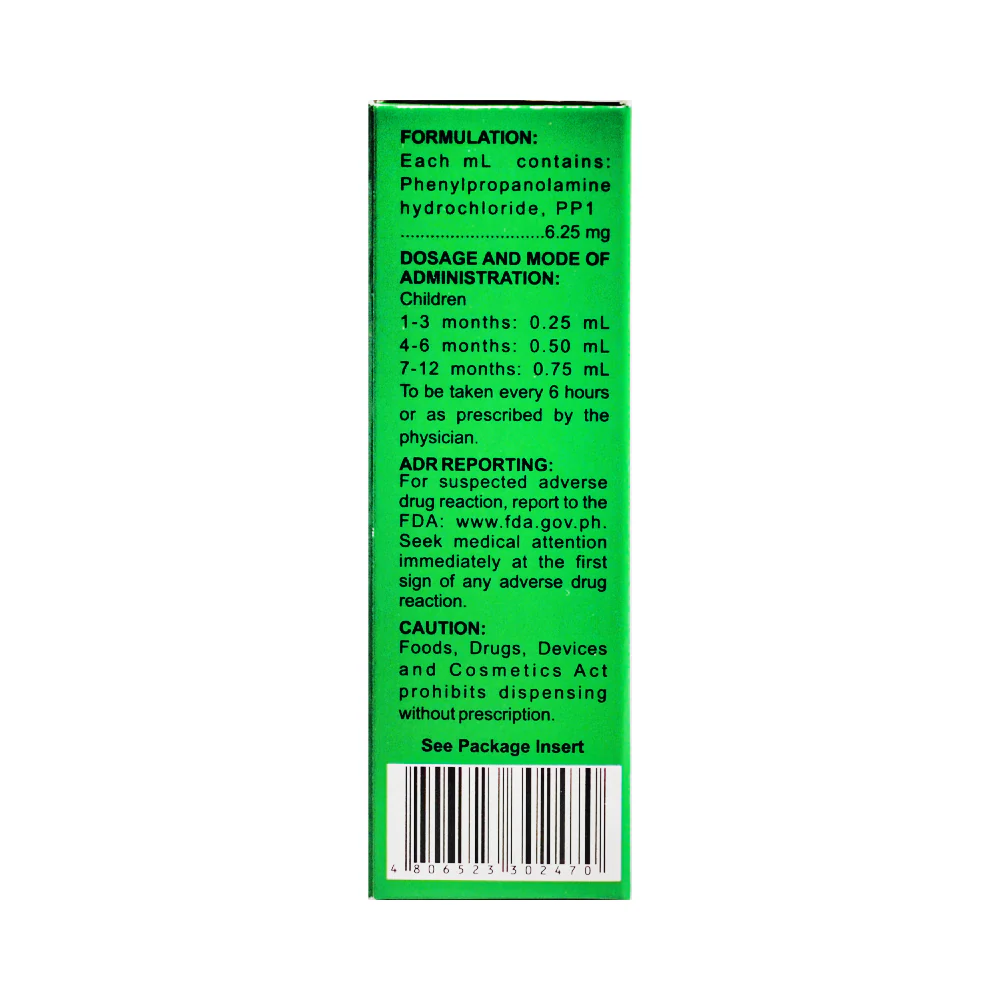 Phenylpropanolamine HCl Drops 15ml - Image 2