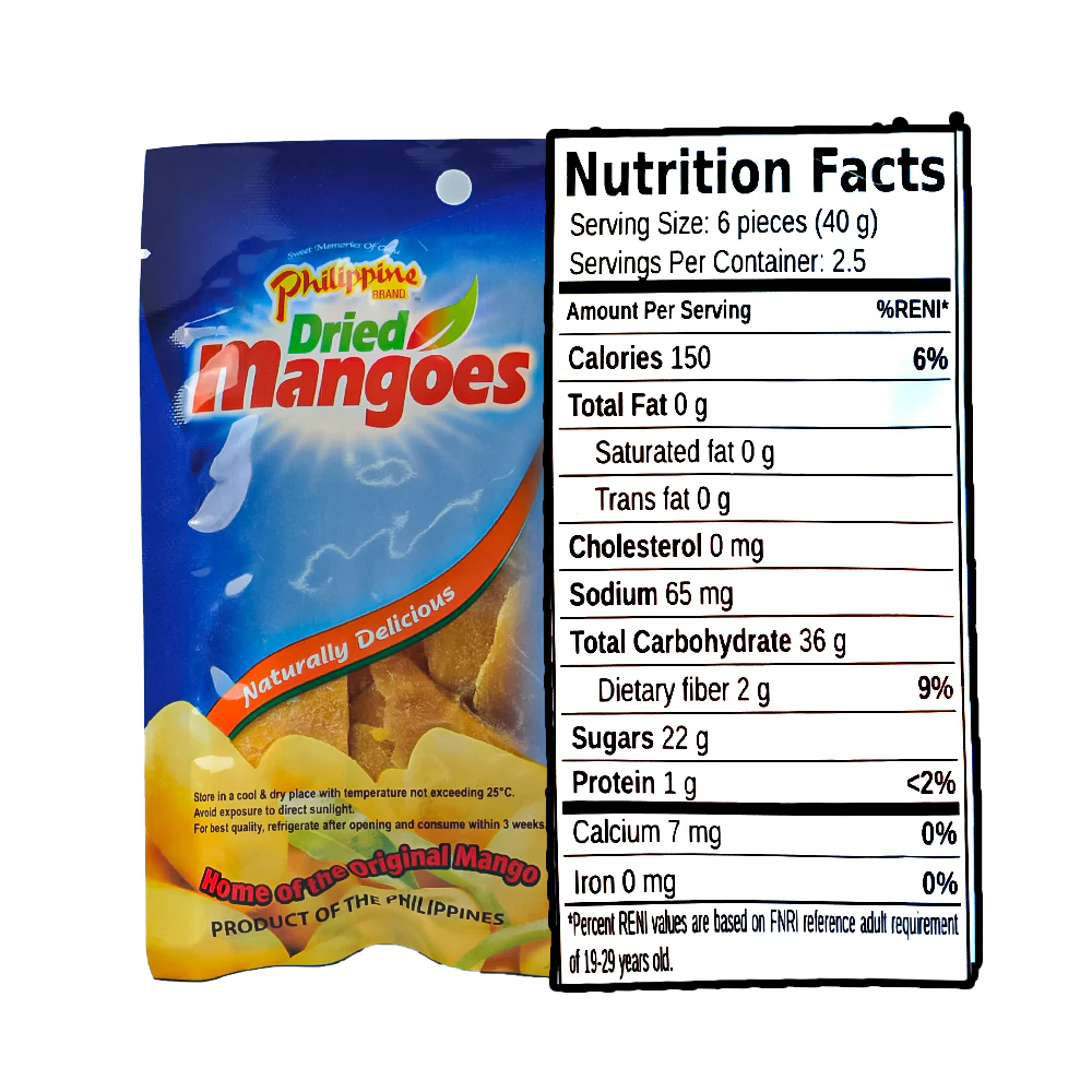 Philippine Brand Dried Mango Slice 100g - Image 3