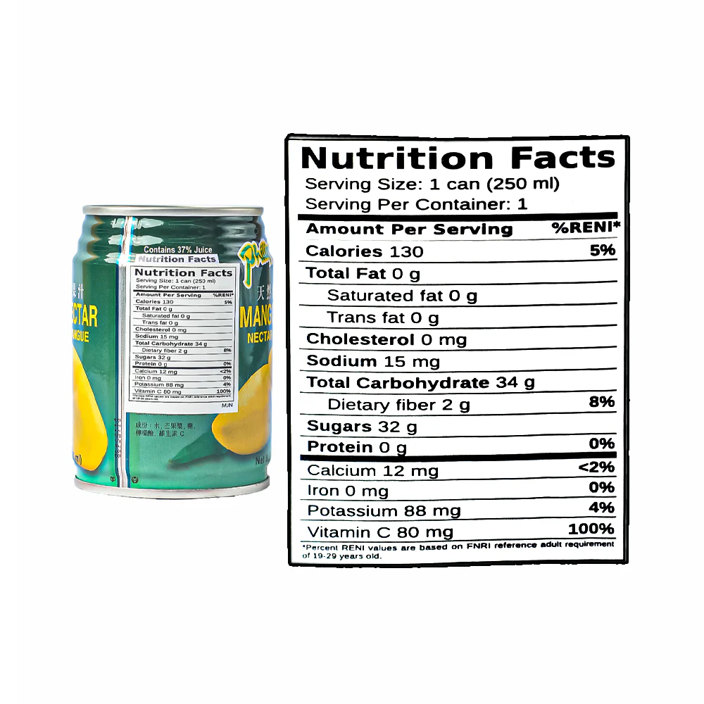 Philippine Brand Mango Nectar 250ml - Image 3