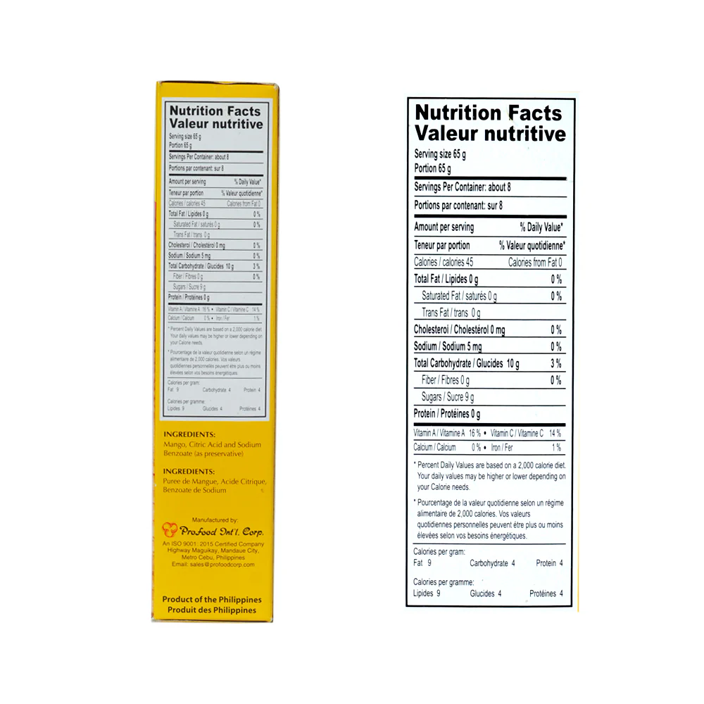 Philippine Brand Mango Puree Unsweetened 500g - Image 3