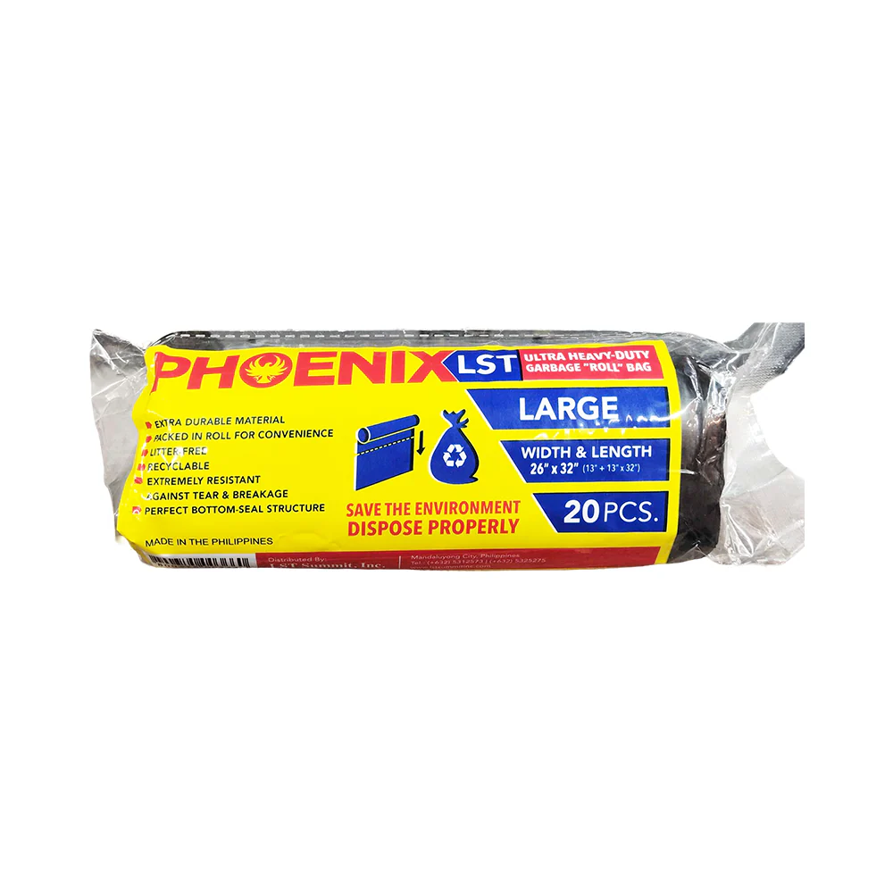 Phoenix UHD Garbage Roll Bag Black