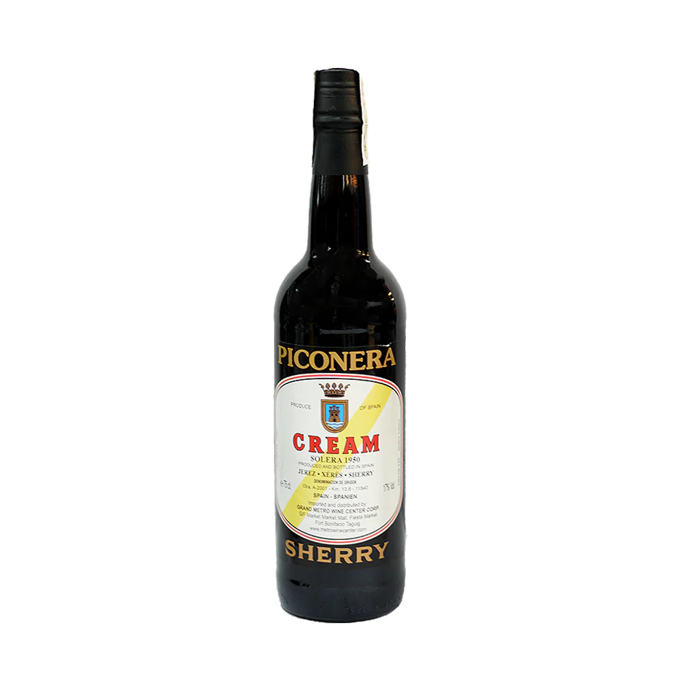 Piconera Sherry Cream Red Wine 750ml - Image 2