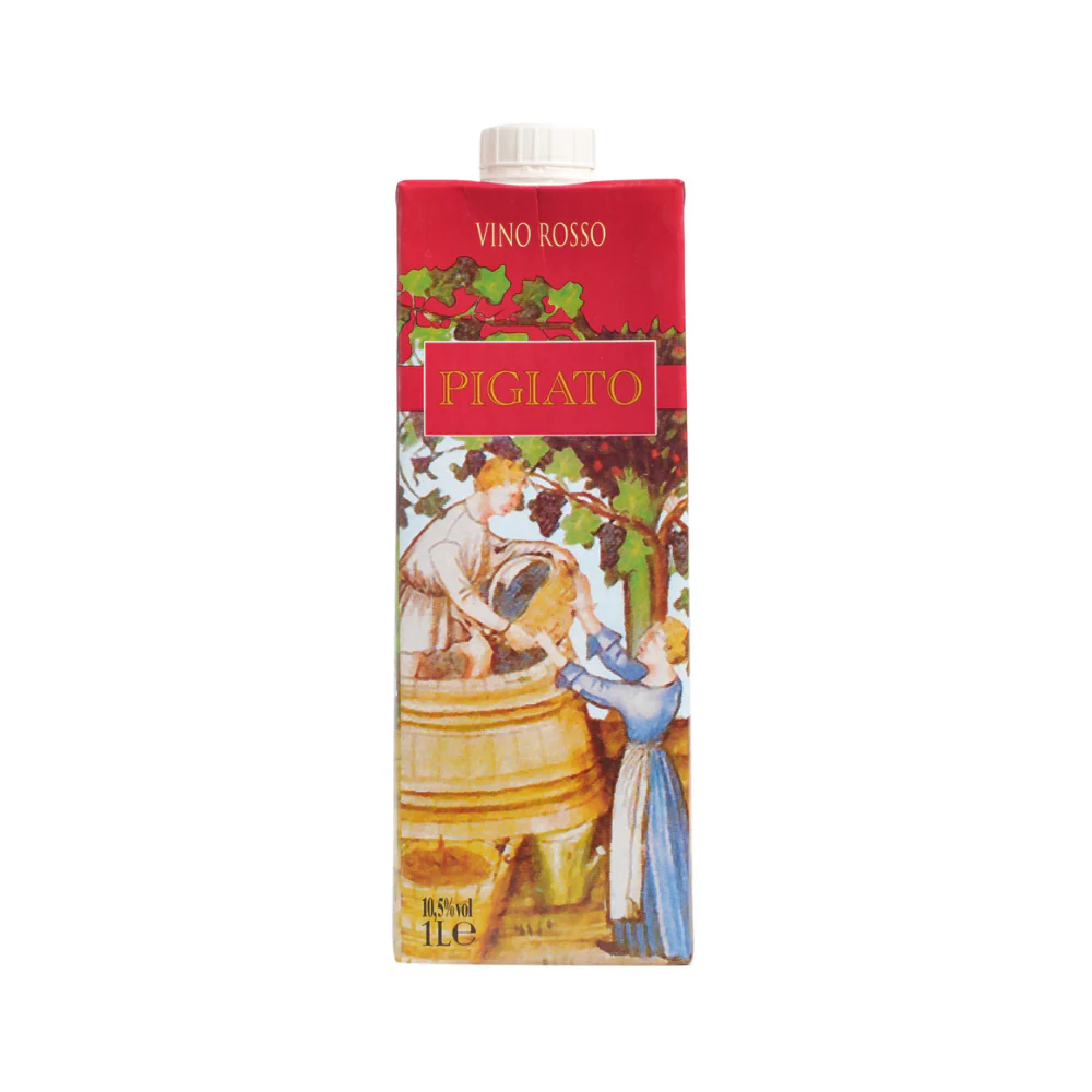 Pigiato Vino Rosso Red Cooking Wine 1L - Image 2