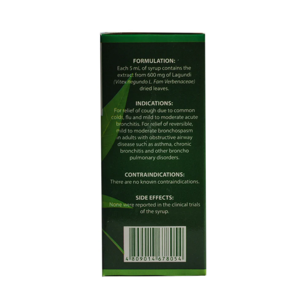 Plemex Forte Lagundi 600mg/5ml Syrup 60ml - Image 2