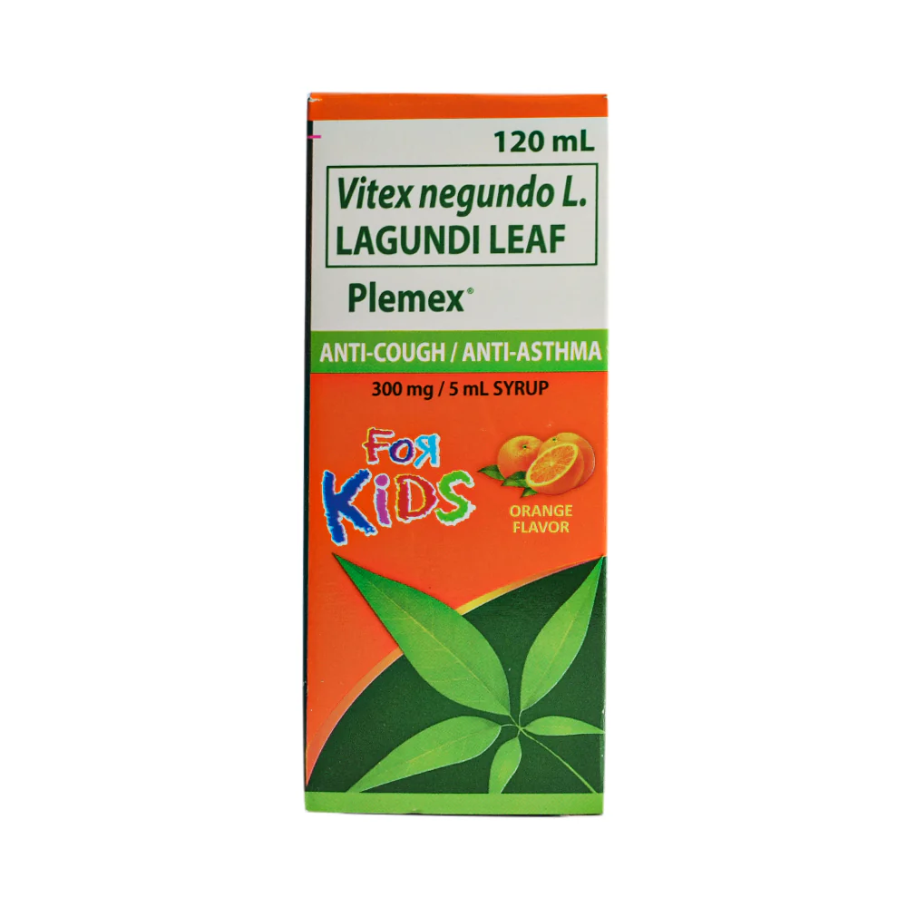 Plemex Lagundi 300mg/5ml Syrup 120ml