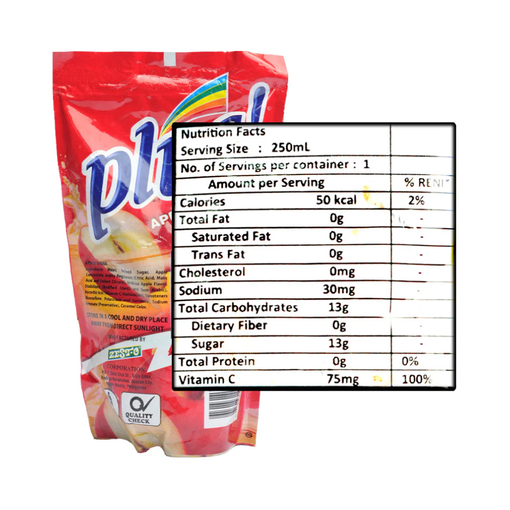 Plus King Size Juice Apple 250ml - Image 3