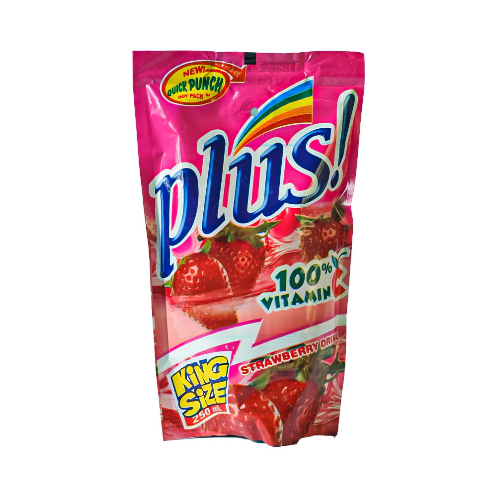 Plus King Size Juice Strawberry 250ml x 10's - Image 3
