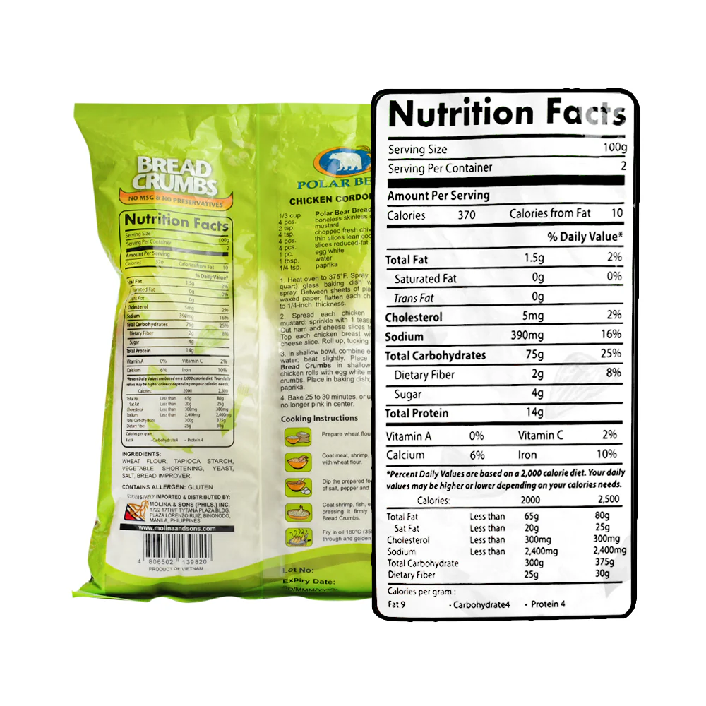 Polar Bear Bread Crumbs 230g - Image 2