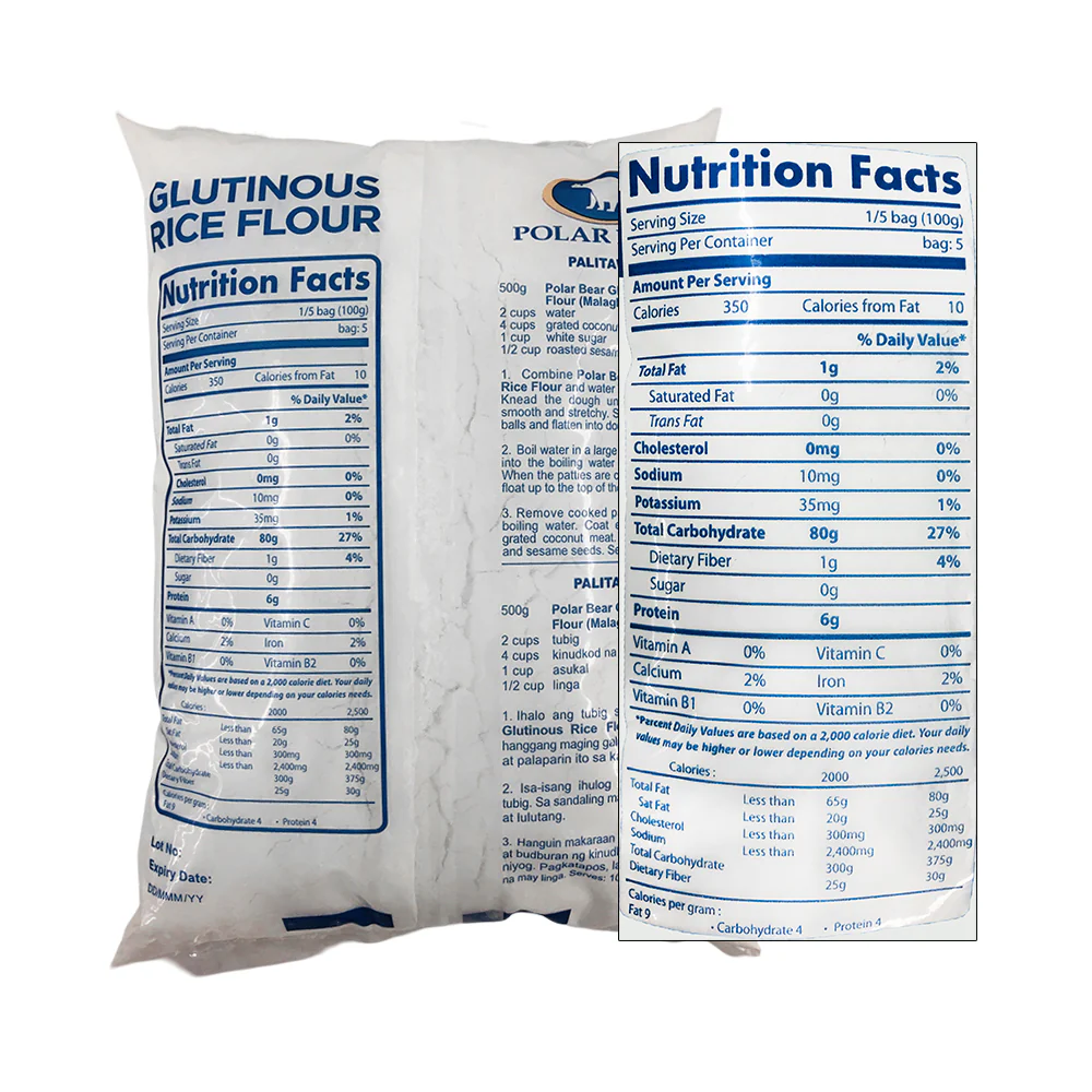 Polar Bear Glutinous Rice Flour 500g - Image 2