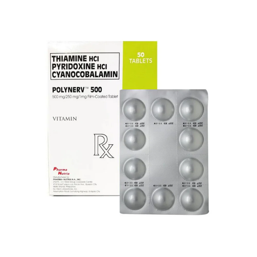 Polynerv 500 500mg/250mg/1mg Film-Coated Tablet - Image 2
