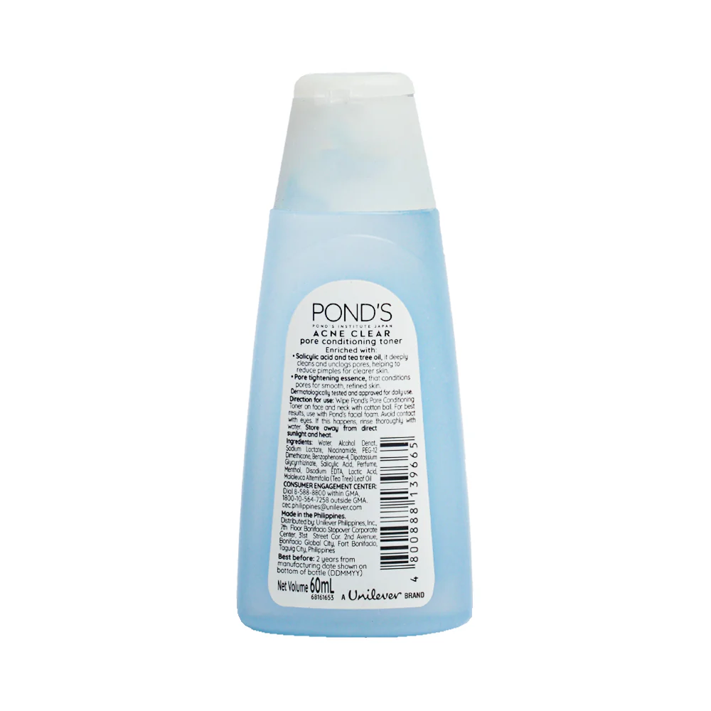Pond's Acne Clear Pore Conditioning Toner 60ml - Image 2