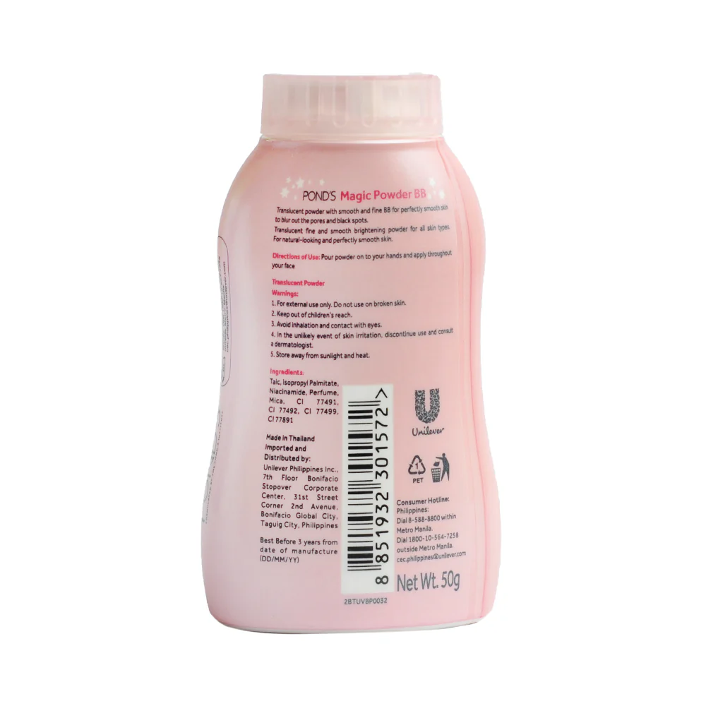 Pond's Magic BB Talcum Stick 50g - Image 2