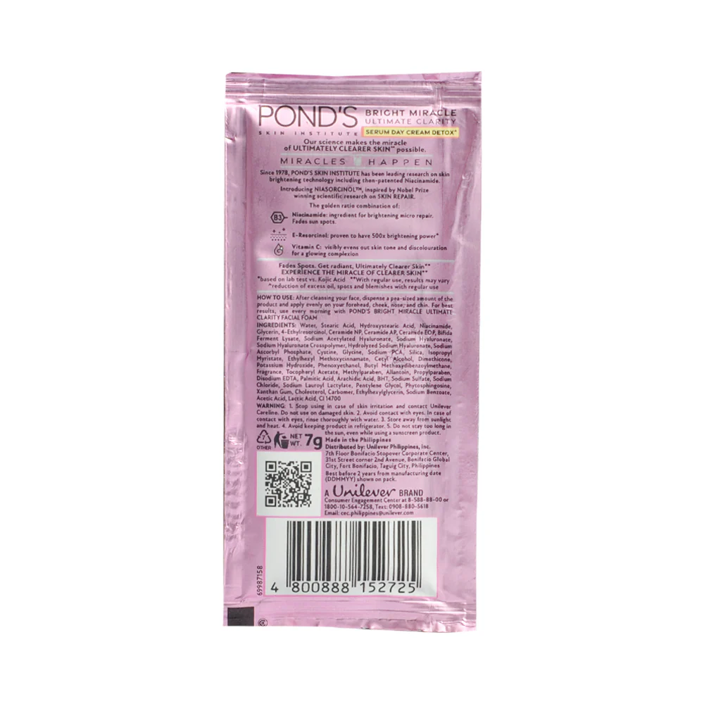 Pond's White Beauty Detox Spotless White Cream 7g - Image 2