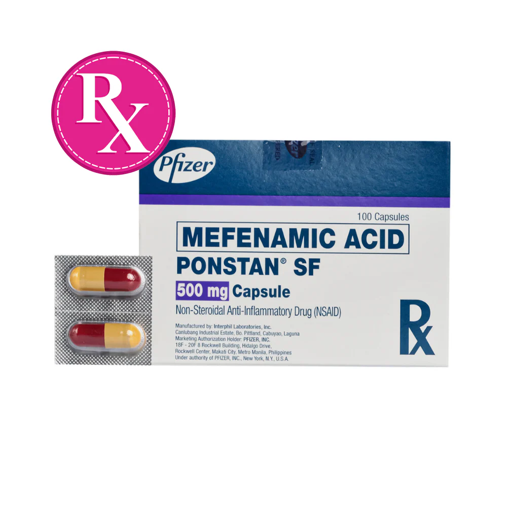 Ponstan SF Mefenamic Acid 500mg Capsule - Image 3