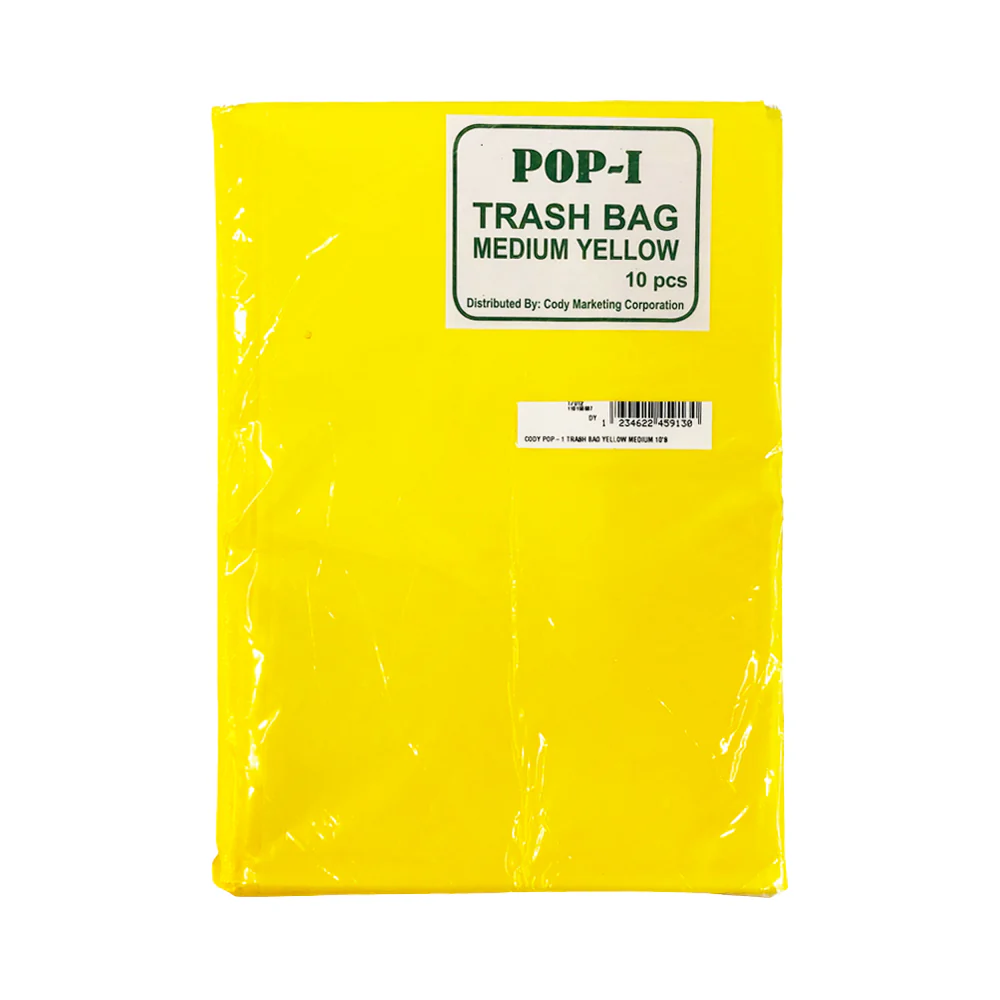 Pop-I Cody Trash Bag Yellow 10’s - Image 2