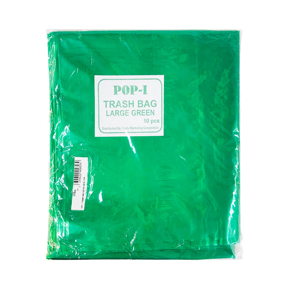 Pop-I Trash Bag Green 10’s - Image 2