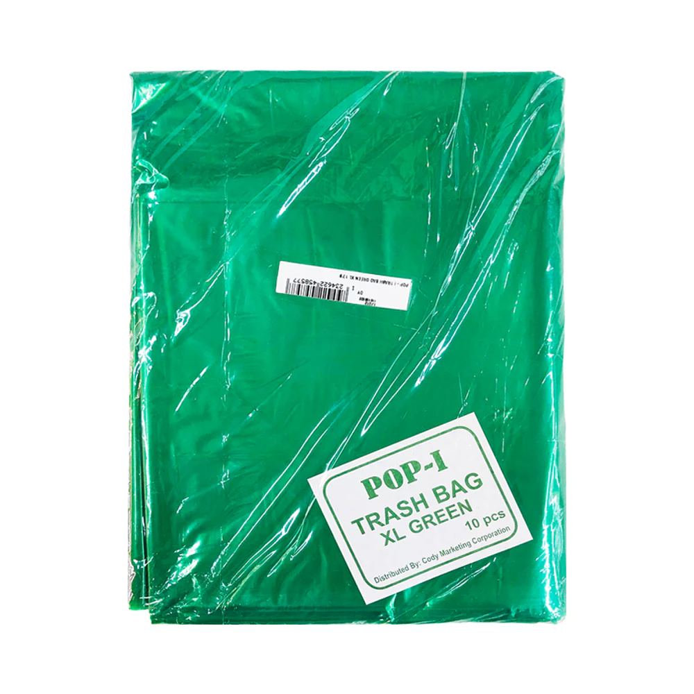 Pop-I Trash Bag Green 10’s - Image 3