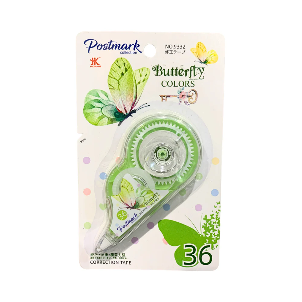 Postmark Correction Tape Butterfly Color - Image 2
