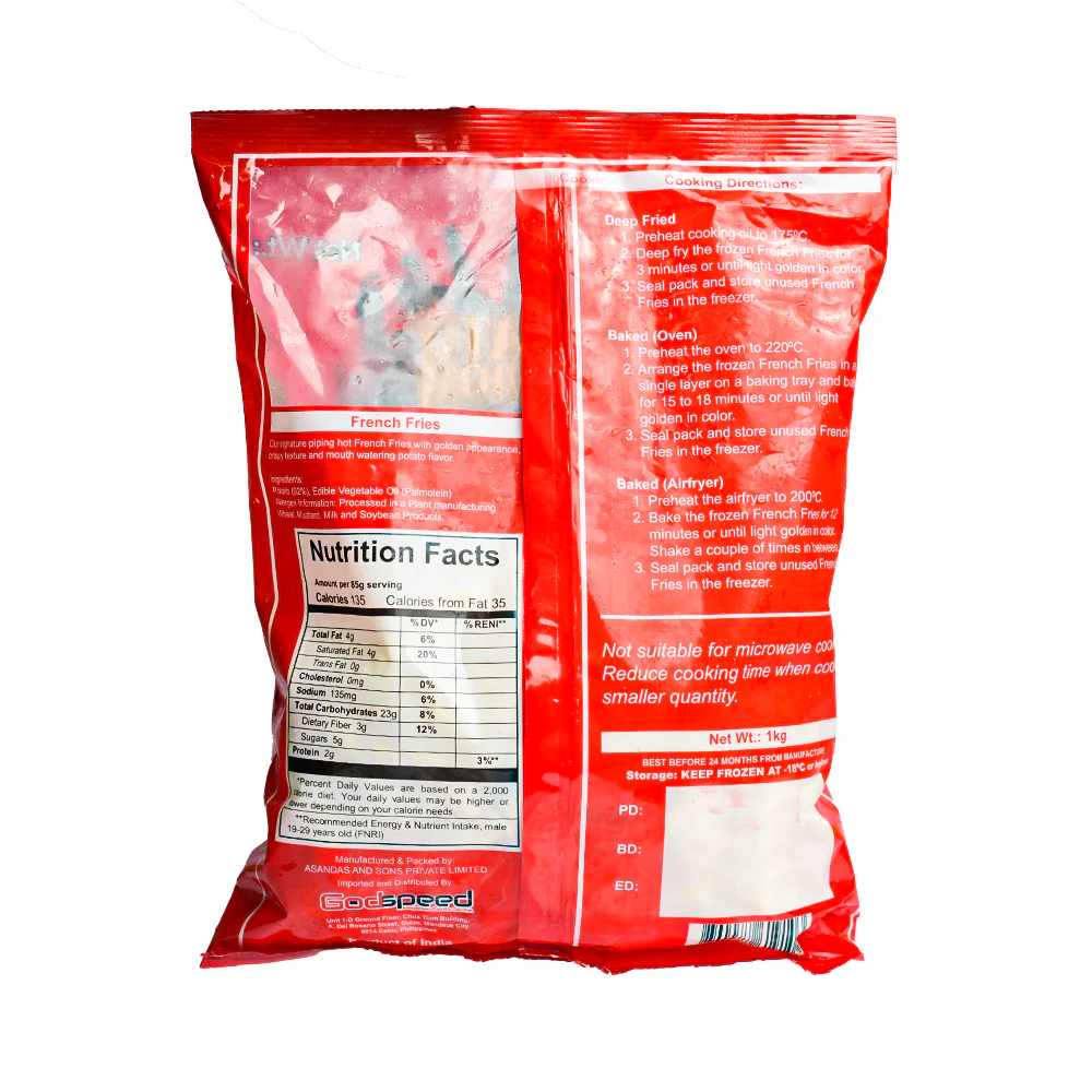 Potato Kingdom Xtra Long Fries 1kg - Image 2