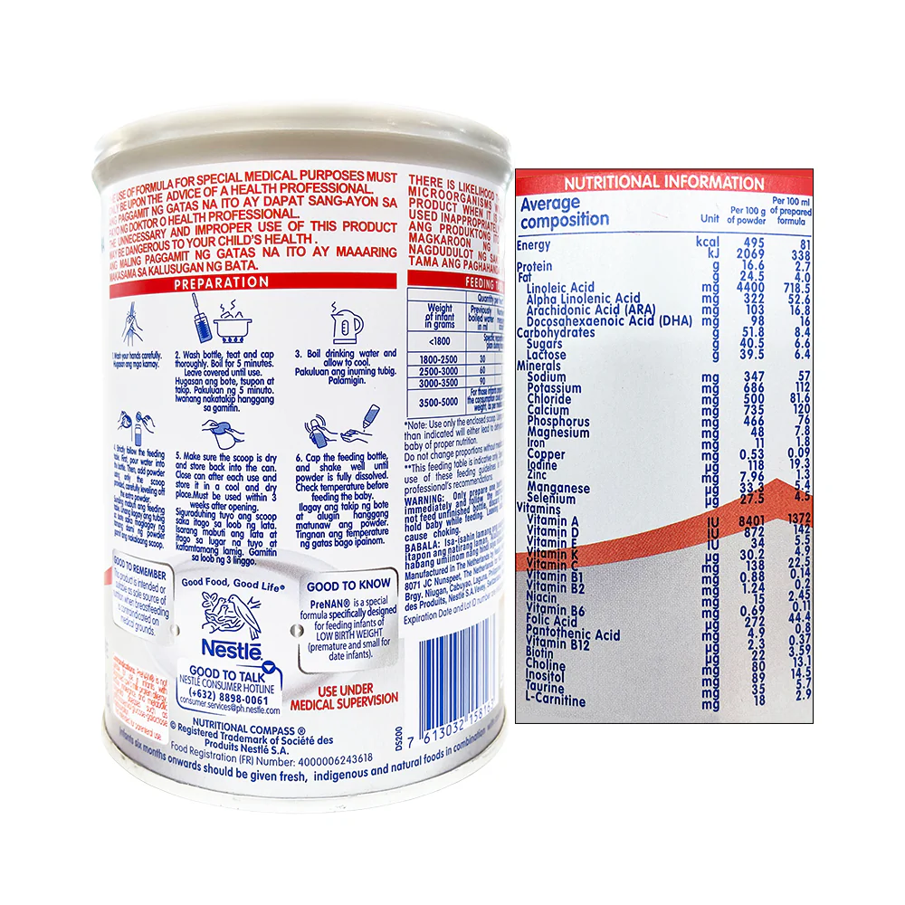 Pre Nan Infant Formula 0-12 Months 400g - Image 2