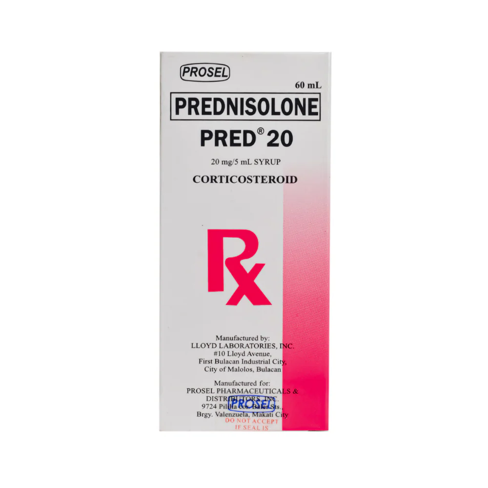 Pred 20 Prednisolone 20mg Syrup 60ml - Image 2