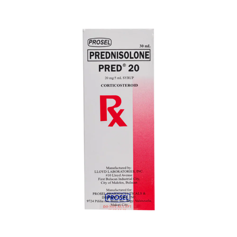 Prednisolone 20mg/5ml Syrup 30ml - Image 2