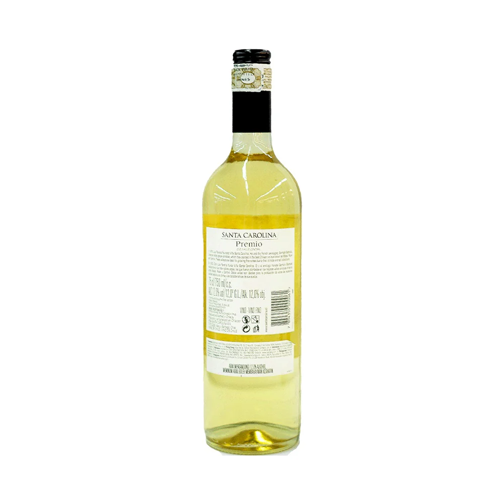 Premio Wine Of Chile White Wine 750ml - Image 3