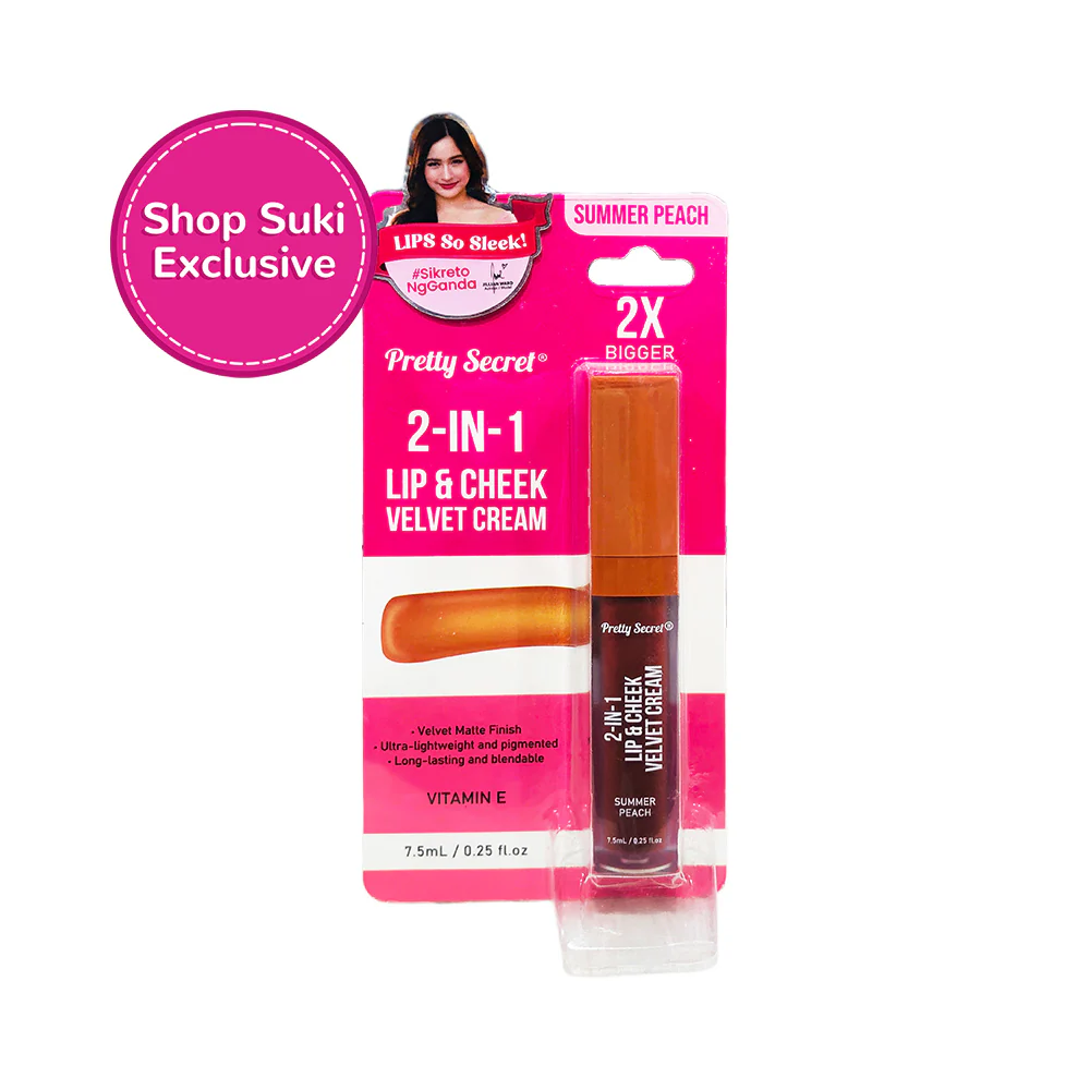 Pretty Secret 2in1 Lip And Cheek Velvet Cream 7.5ml - Image 4