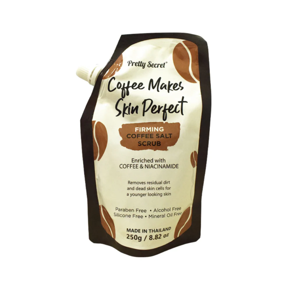 Pretty Secret Firming Coffee Salt Scrub 250g - Image 2
