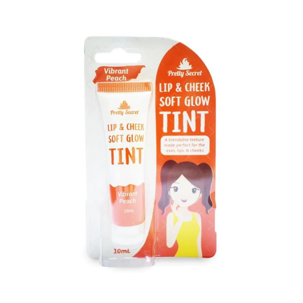 Pretty Secret Lip And Cheek Soft Glow Tint Vibrant Peach 10ml - Image 2