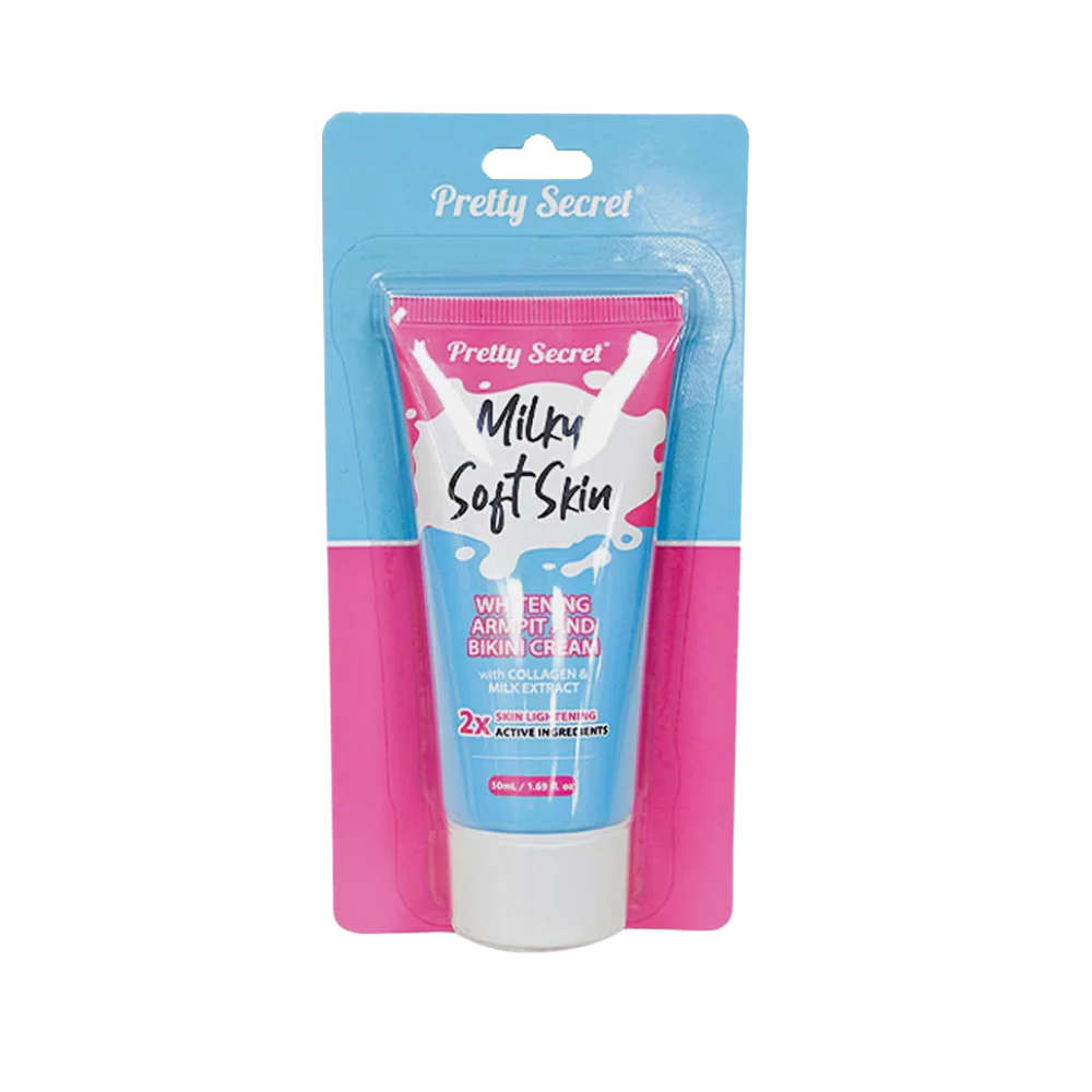 Pretty Secret Milky Soft Skin Whitening Armpit And Bikini Cream 50ml - Image 2