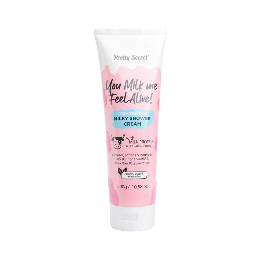 Pretty Secret You Milk Me Feel Alive Lightening Milky Shower Cream 300ml - Image 2