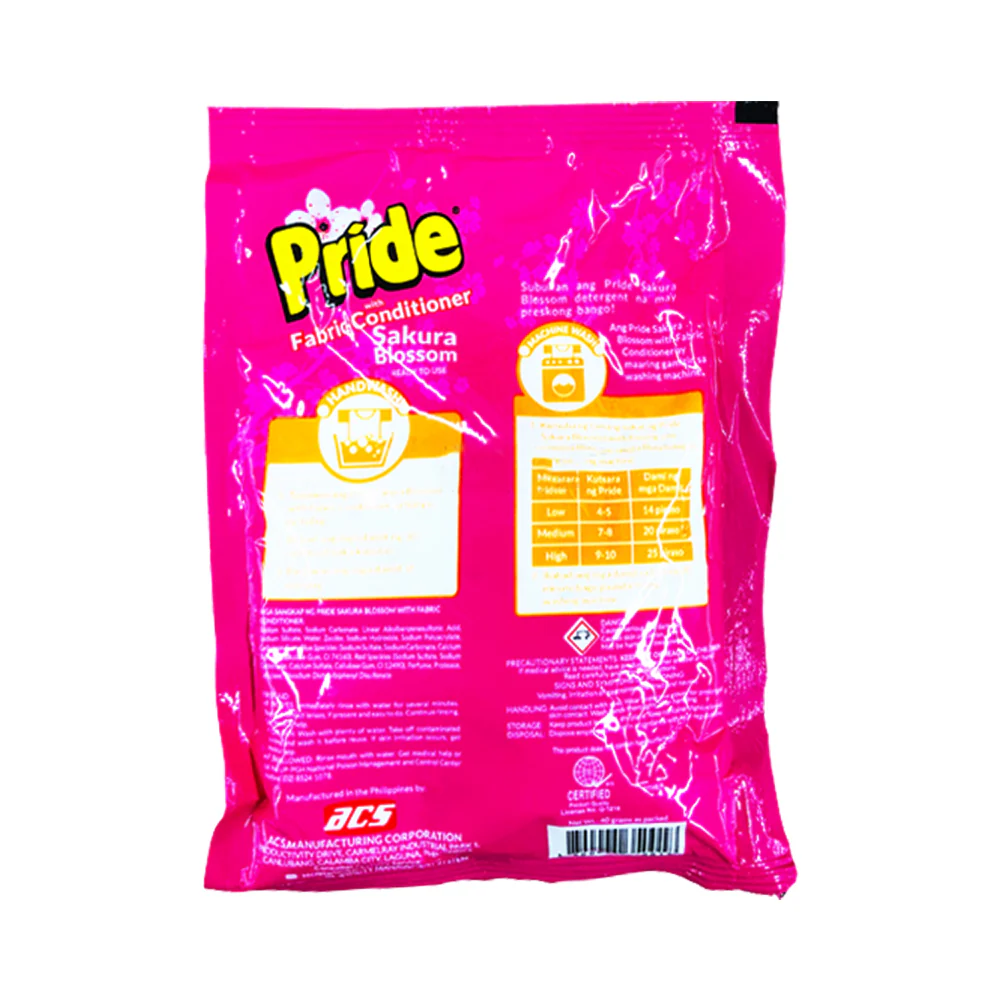 Pride Powder With Fabric Conditioner 40g - Image 2
