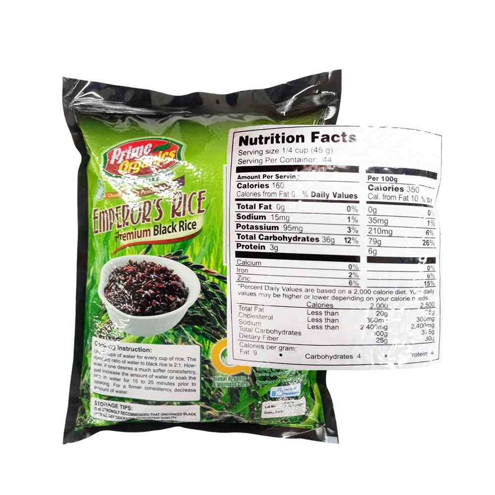 Prime Organics Black Rice 2kg - Image 2