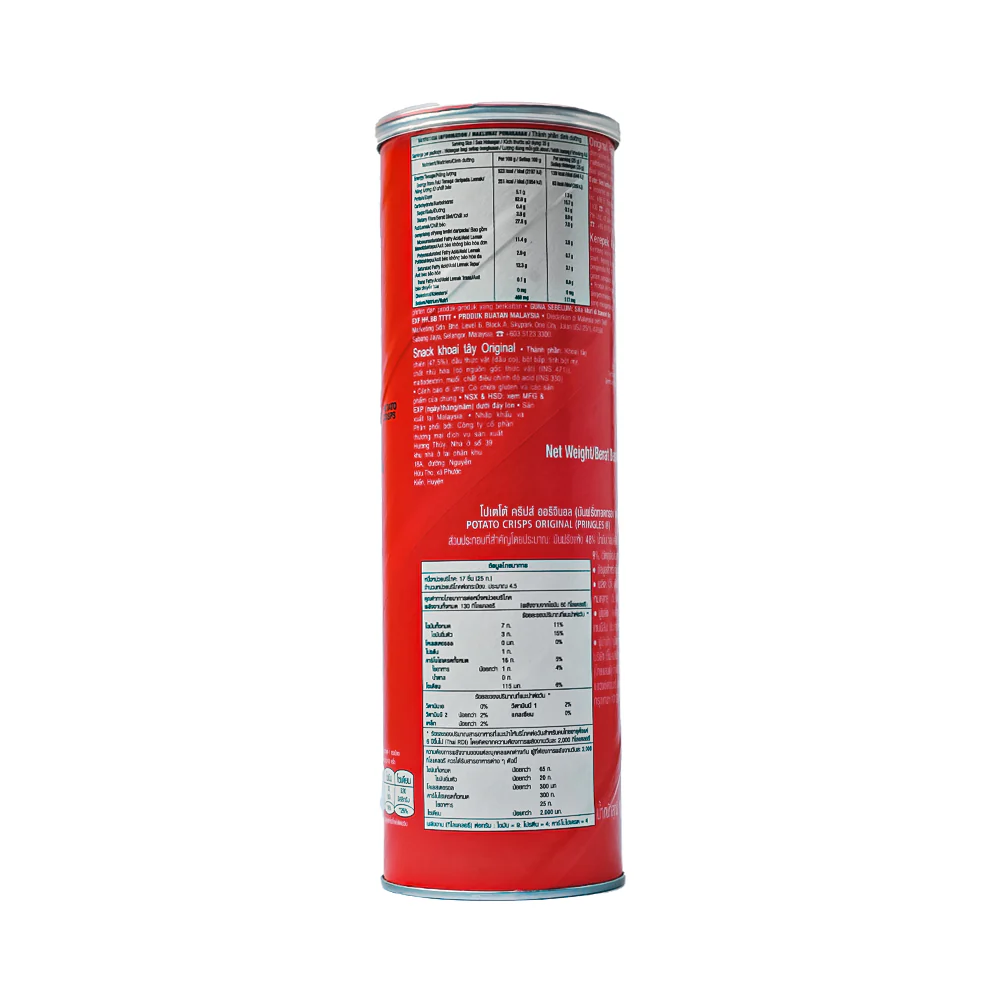 Pringles Potato Crisps Original 102g - Image 2