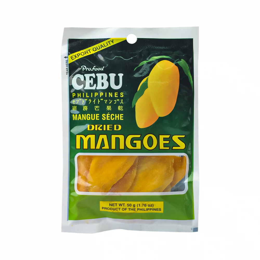 Profood Cebu Dried Fruit Mango Sliced 50g