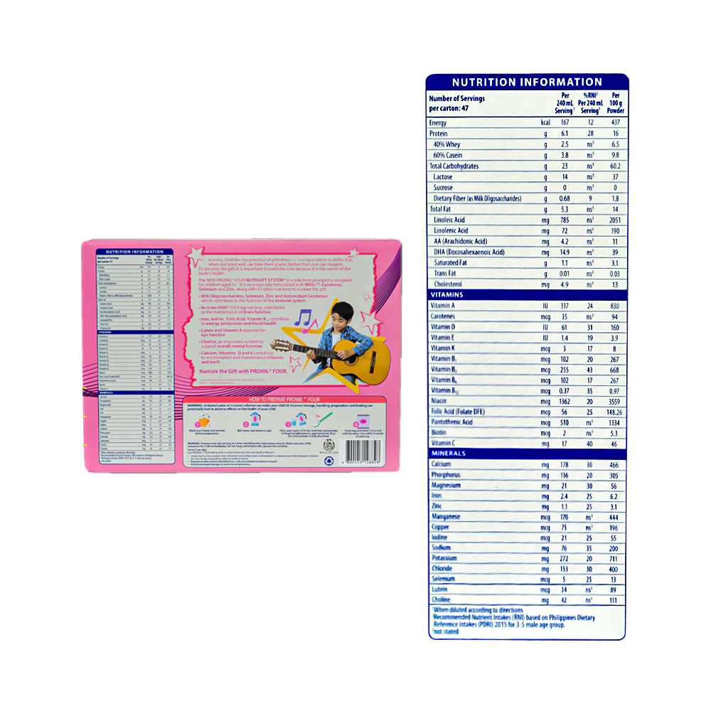 Promil Four Powdered Milk Drink 3+ Years Old 1.8kg - Image 3
