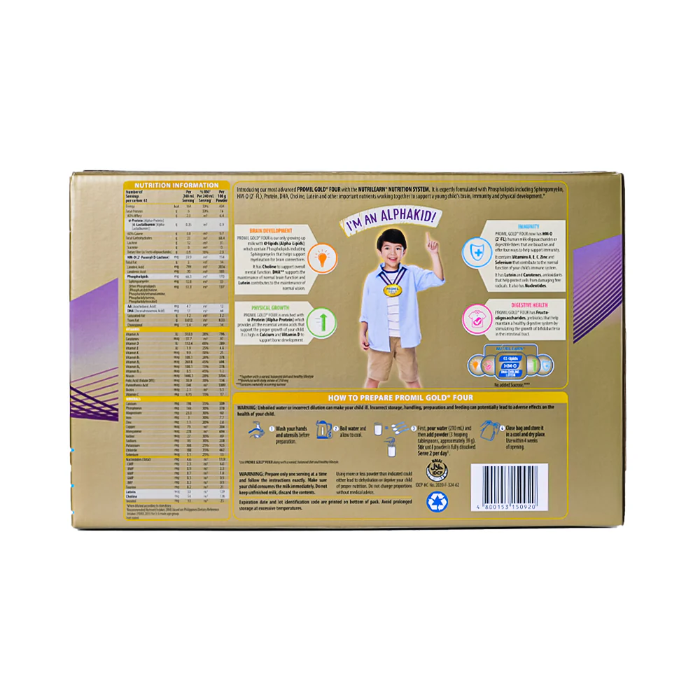 Promil Gold Four Pre-School Powdered Milk Drink 2.4kg - Image 2