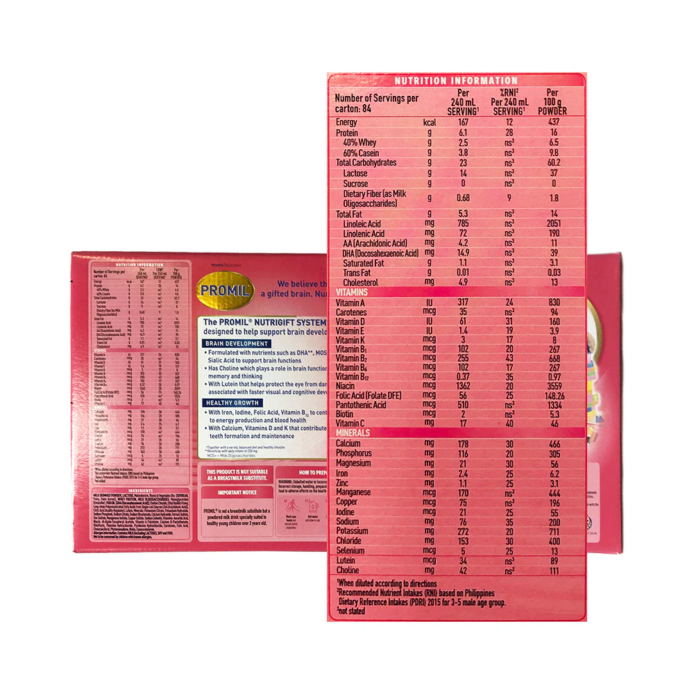 Promil Powdered Milk Drink 3+ Years Old 3.2kg - Image 2