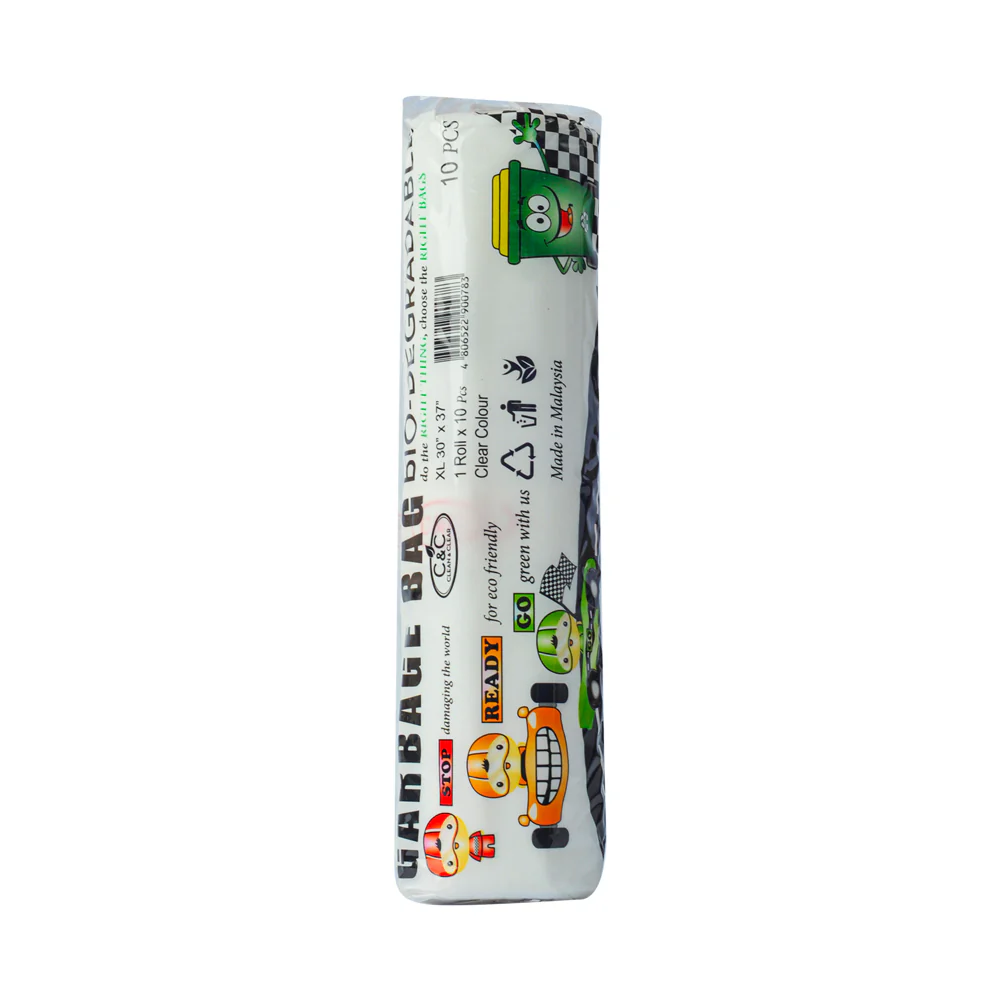 Propack HD Roll Trash Bag Clear XL 30 x 37in 10's